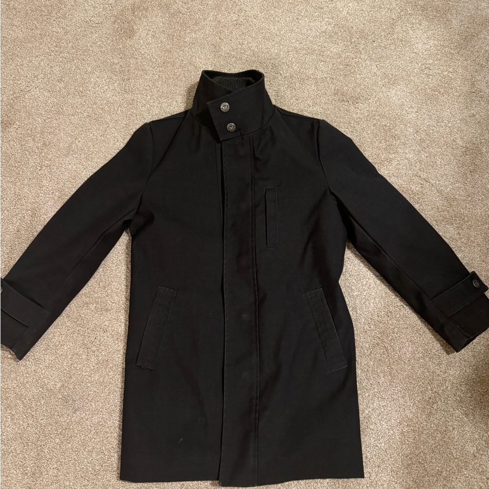 Appaman Gray Trench Coat Mid-Length Classic